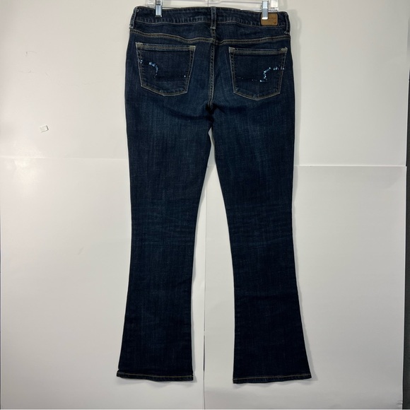 2012 Size 12 American Eagle Skinny Kick Jean 12 stretch - Picture 2 of 16